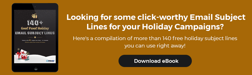 140+ Holiday Email Subject Lines - Download eBook Now